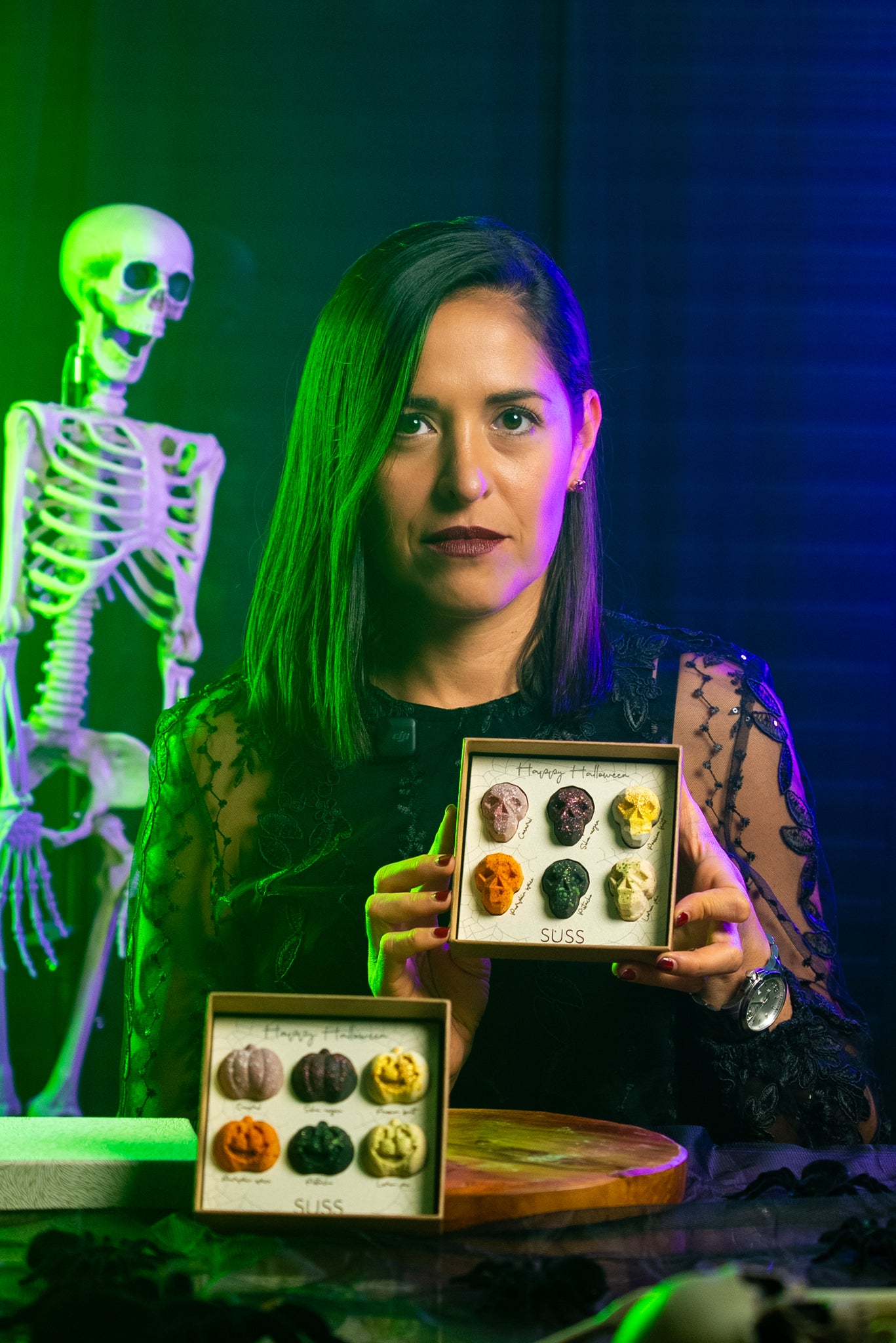 Caja de bombones Calavera