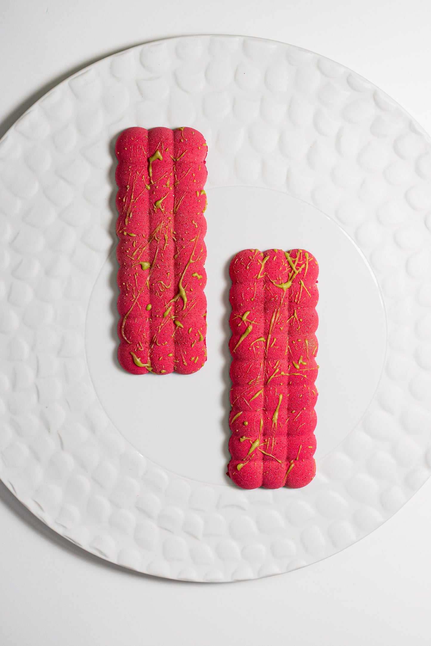 PISTACHO Y FRAMBUESA 2 TABLETAS